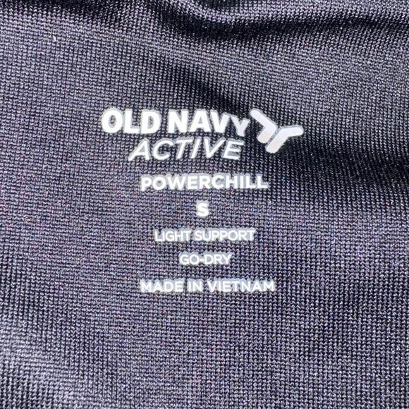 old navy black athletic crop top women's size small - Picture 3 of 3